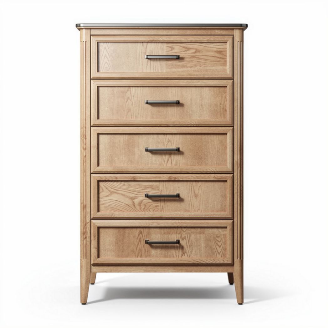Ladenkast van ontworpen hout voor de slaapkamer - 80 x 45 x 120cm